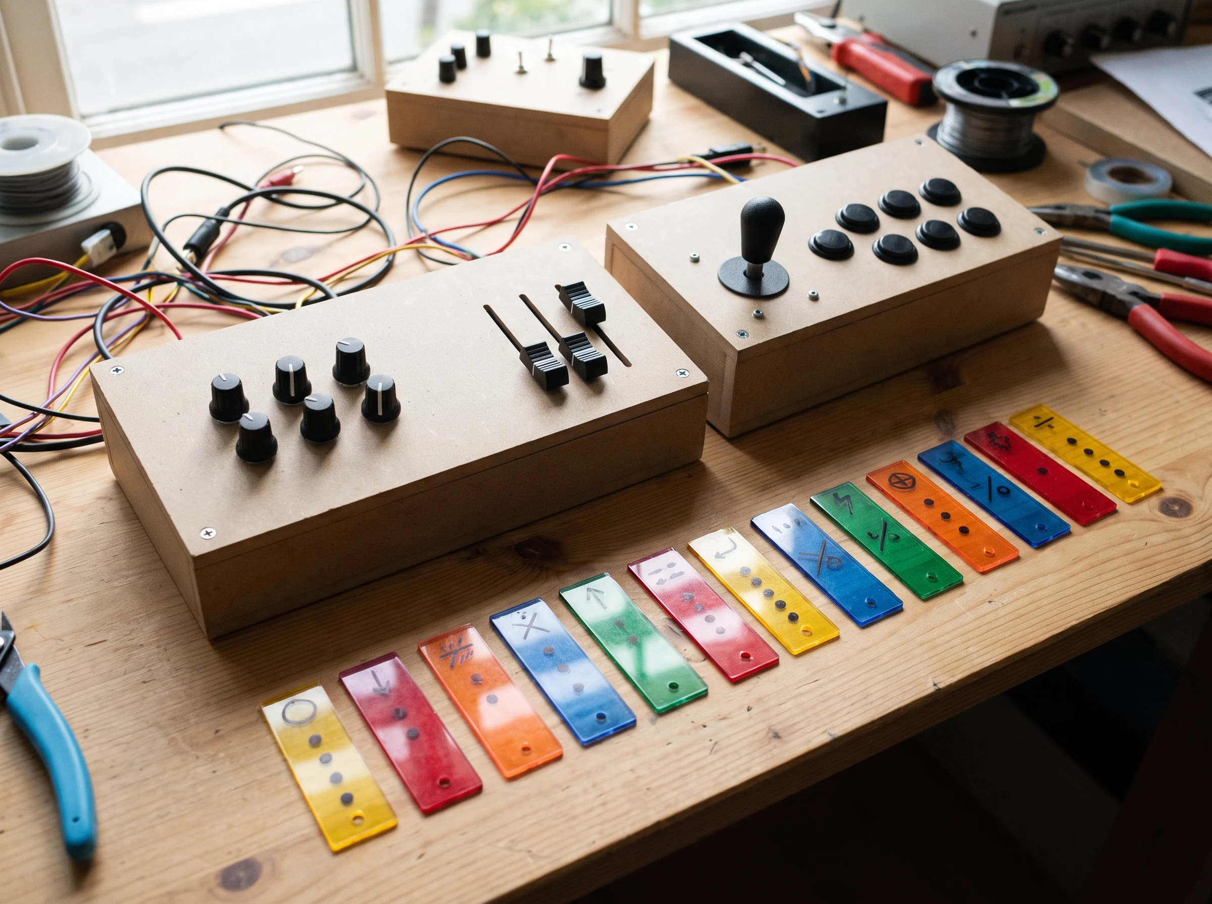 Gestureging parts tray